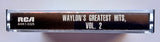 WAYLON JENNINGS - "Greatest Hits, Vol. 2" - Cassette Tape (1984) - Mint