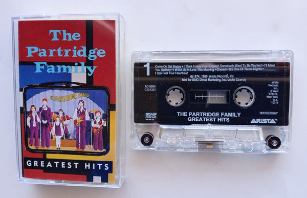 THE PARTRIDGE FAMILY (David Cassidy) - "Greatest Hits" - Cassette Tape (1989/1994) [Digitally Remastered] - Mint