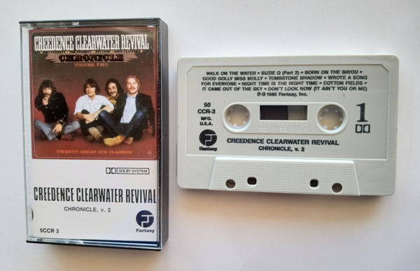 CREEDENCE CLEARWATER REVIVAL - "Chronicle Volume Two" - [Double-Play Cassette Tape] (1986/1994) [Digitally Remastered] - Mint