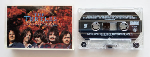 THE TURTLES (Flo & Eddie) - "Turtle Wax: The Best of The Turtles, Vol. 2" - Cassette Tape (1988) [Digitally Remastered] - Mint