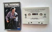 NEIL DIAMOND - "Hot August Night II" - [Double-Play Cassette Tape] (1987) - Mint