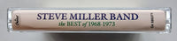 THE STEVE MILLER BAND - "The Best Of 1968-1973" - [Double-Play Cassette Tape] (1990) [Digitally Remastered] - Mint