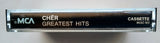 CHER - "Greatest Hits" - Cassette Tape  (1974/1992) [Digitally Remastered] - Mint