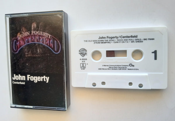 JOHN FOGERTY (Creedence) - "Centerfield" - Cassette Tape (1985) [Rare 1st issue w/"ZANZ Kant Danz"] - Mint