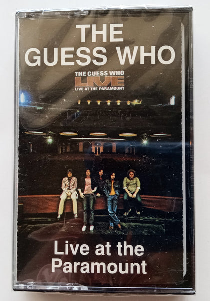 THE GUESS WHO - "Live At The Paramount" - Cassette Tape (1972/1994) [Digitally Remastered] - <b style="color: purple;">SEALED</b>